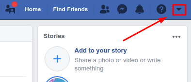 How to get to Facebook settings page