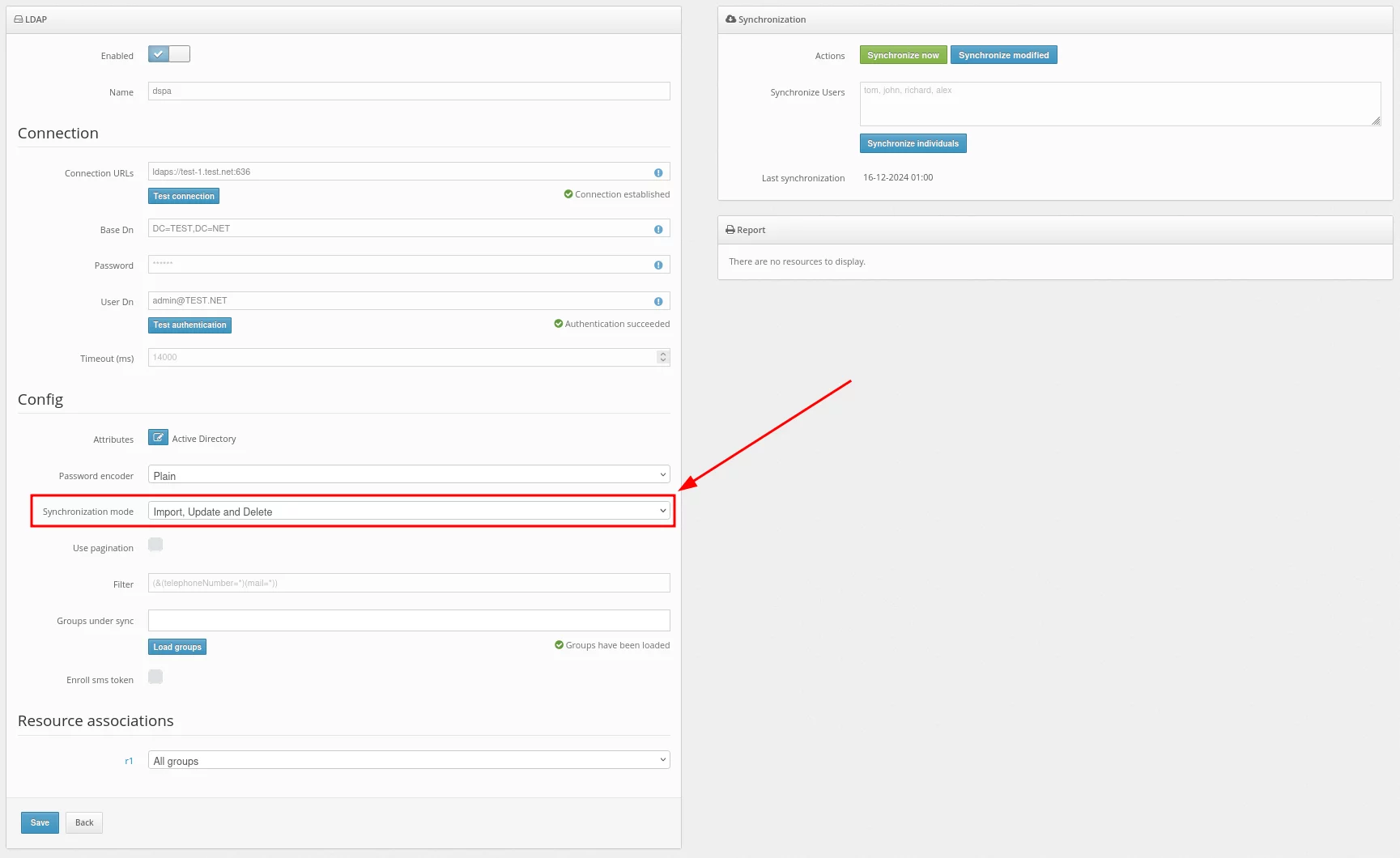 How to enable Protectimus on-premise platform users synchronization with your user directory - Imporing Users